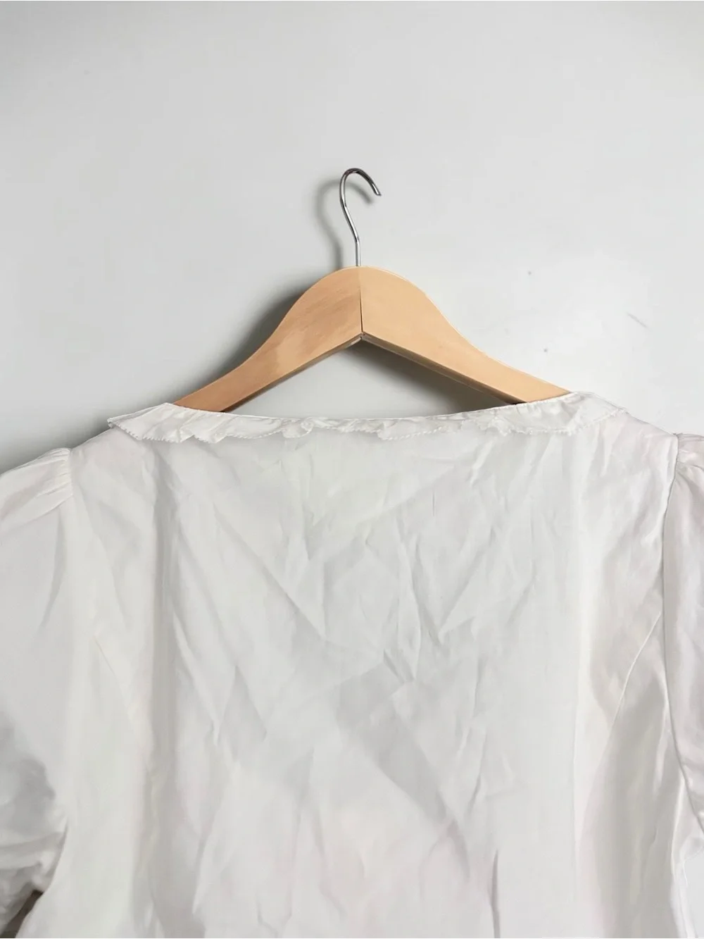 NWT Reformation Janell White Top & Skirt Matching Set Size 6 Cotton
